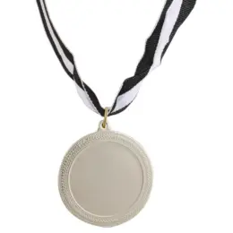 Iron Medal & Ribbon Silver Front